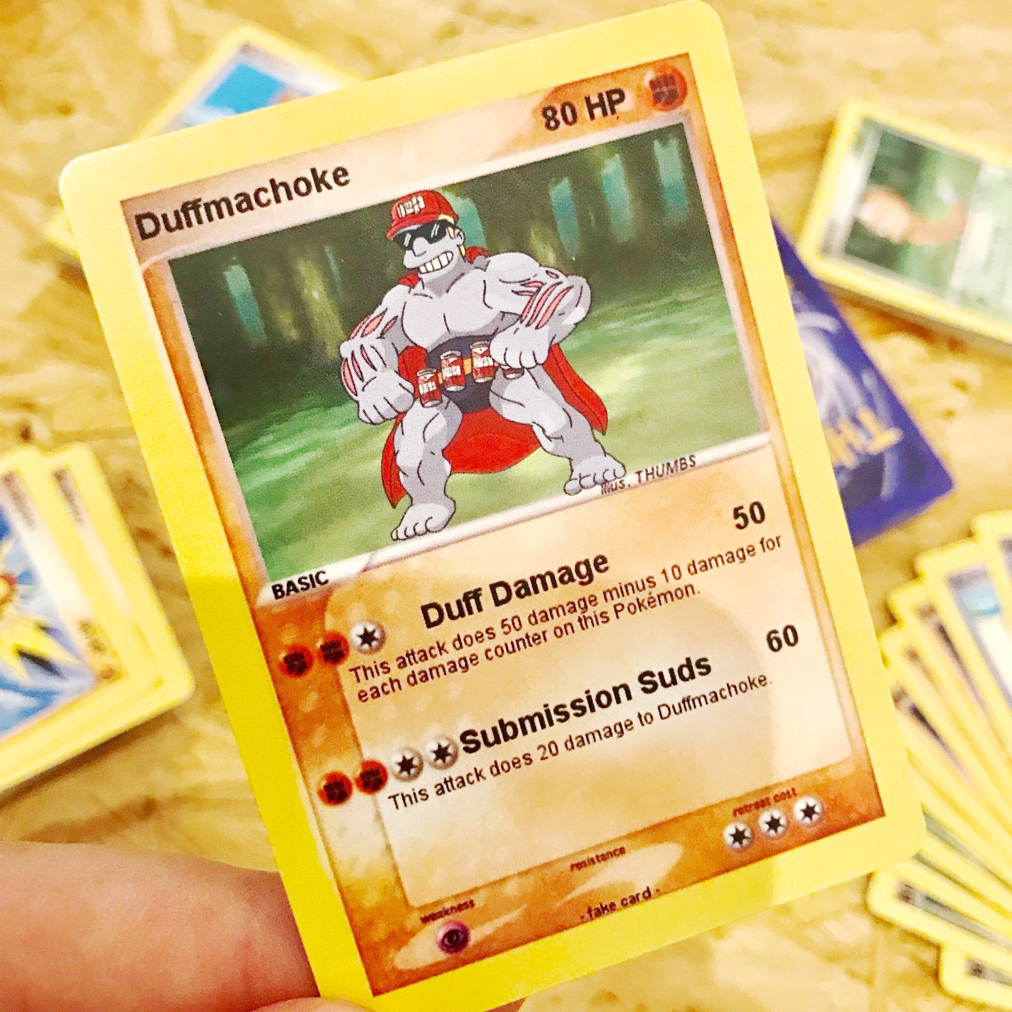 Duffmachoke Trading Card