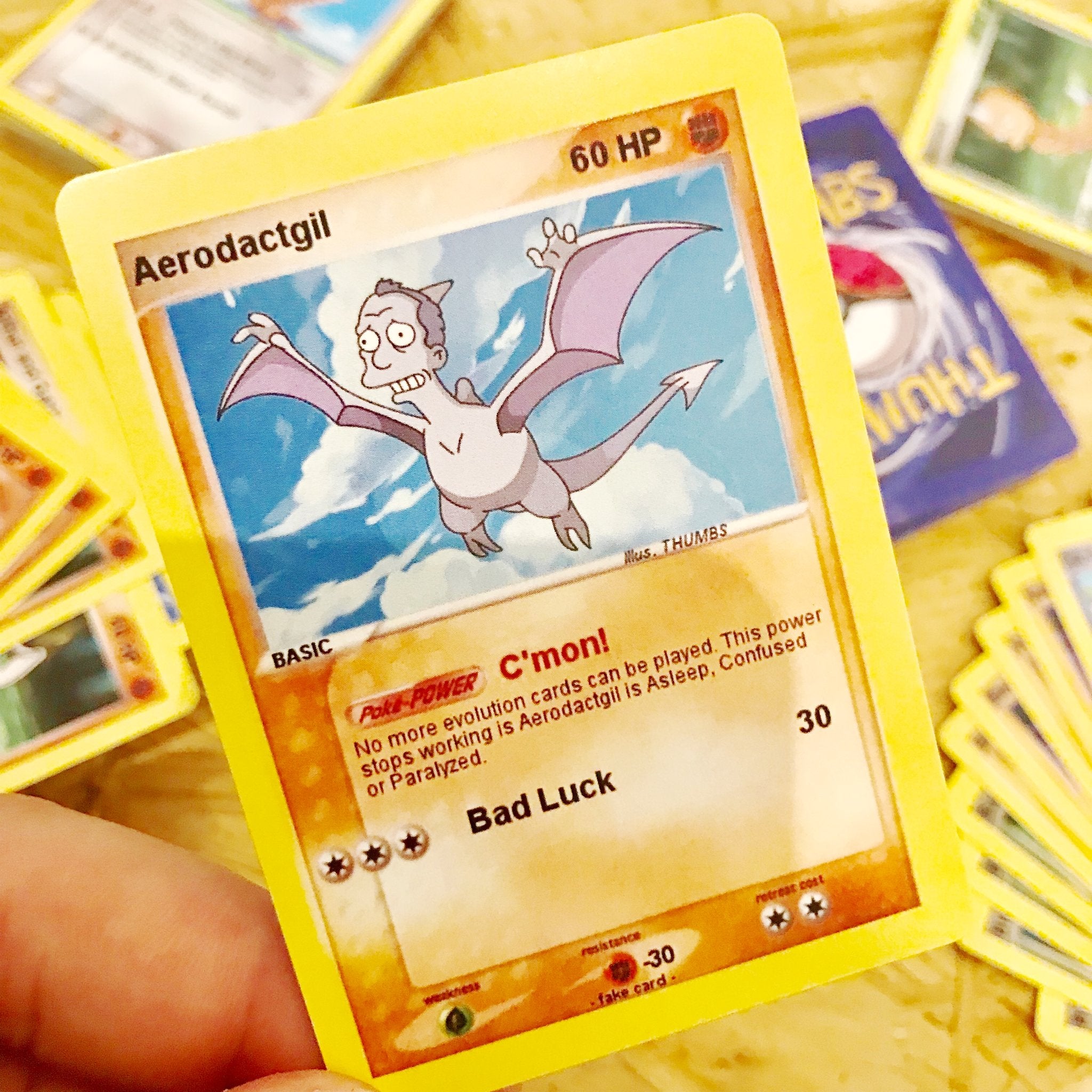 Aerodactgil Trading Card