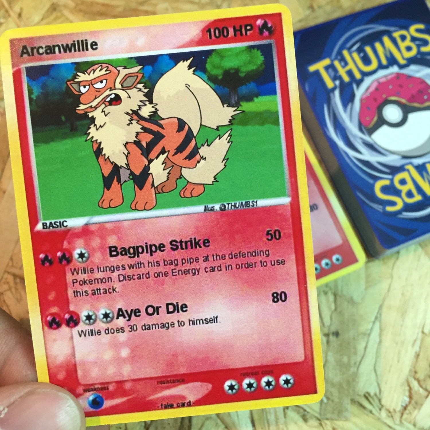 Arcanwillie Trading Card