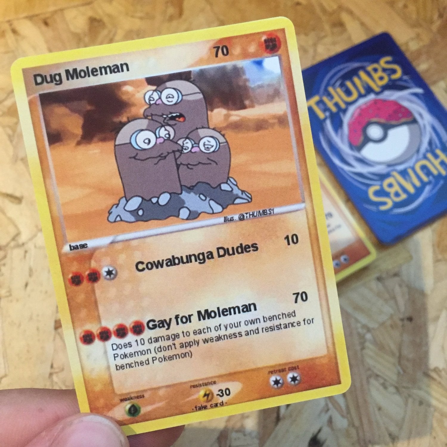 Dug Moleman Pin