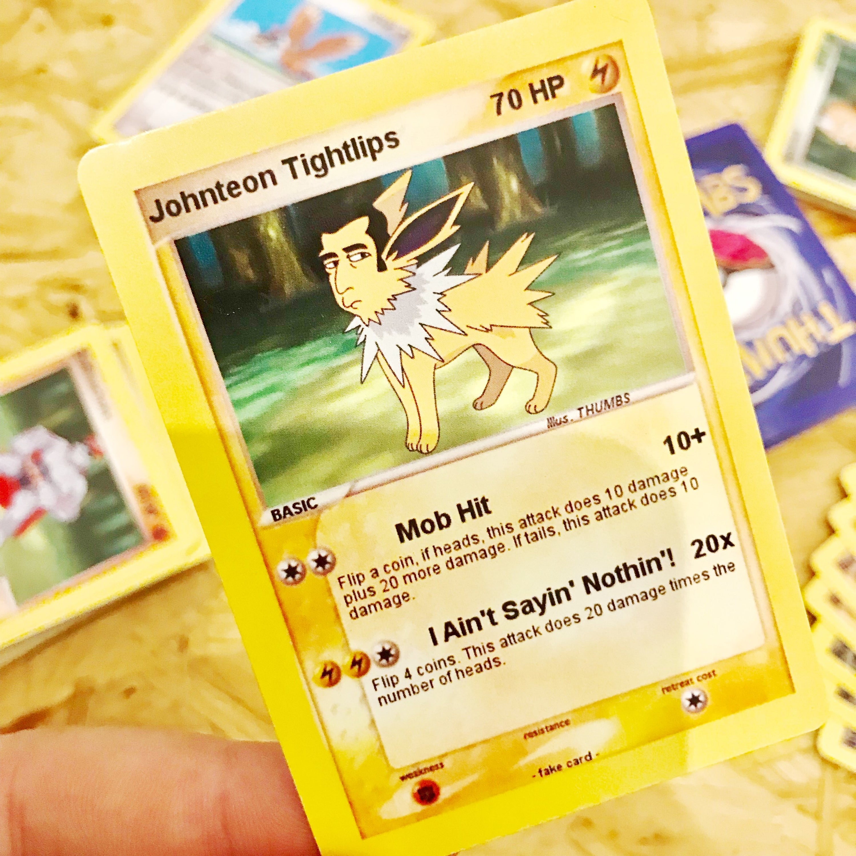 Johnteon Tightlips Trading Card