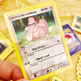 Lunch Lady Lickitung Trading Card
