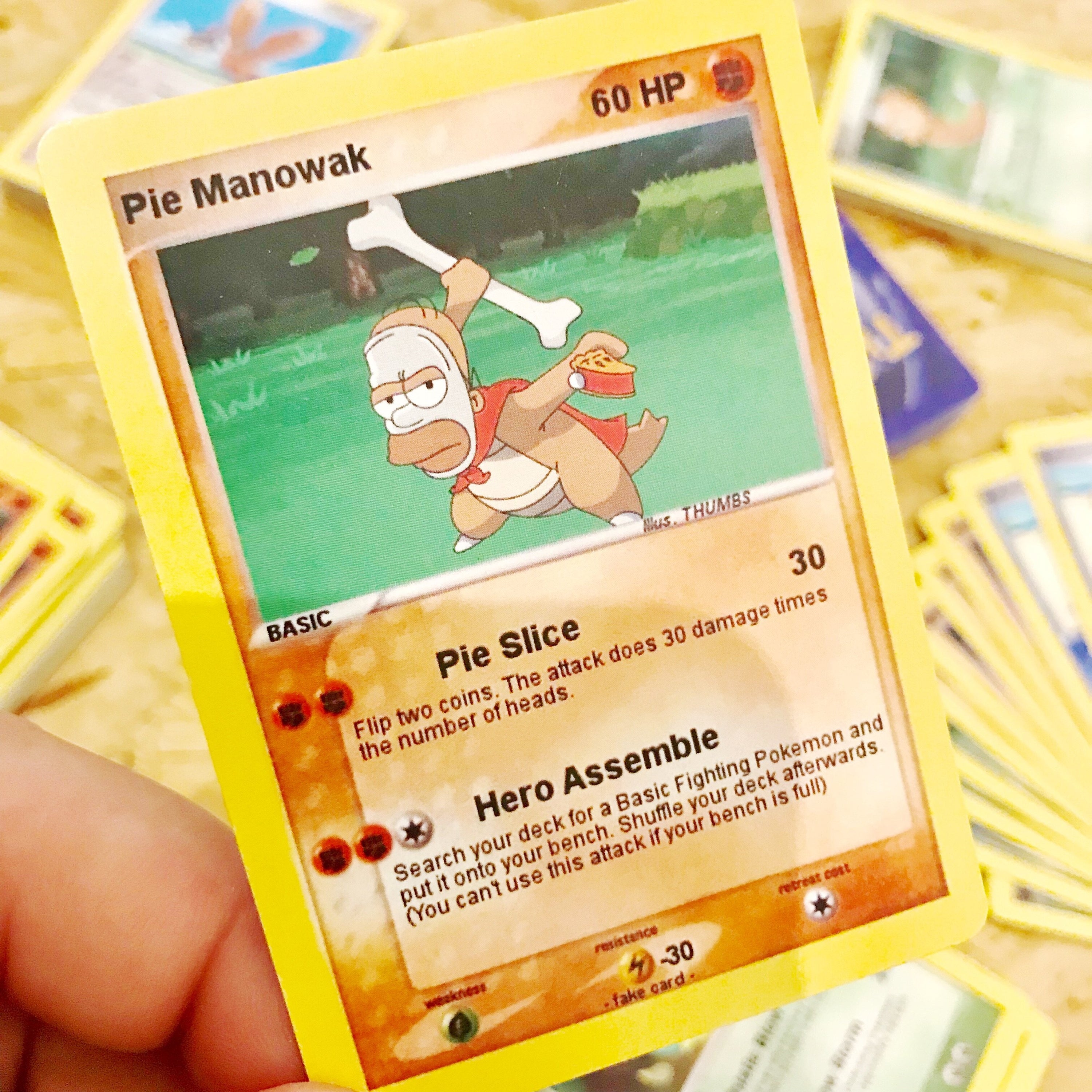 Pie Manowak Trading Card