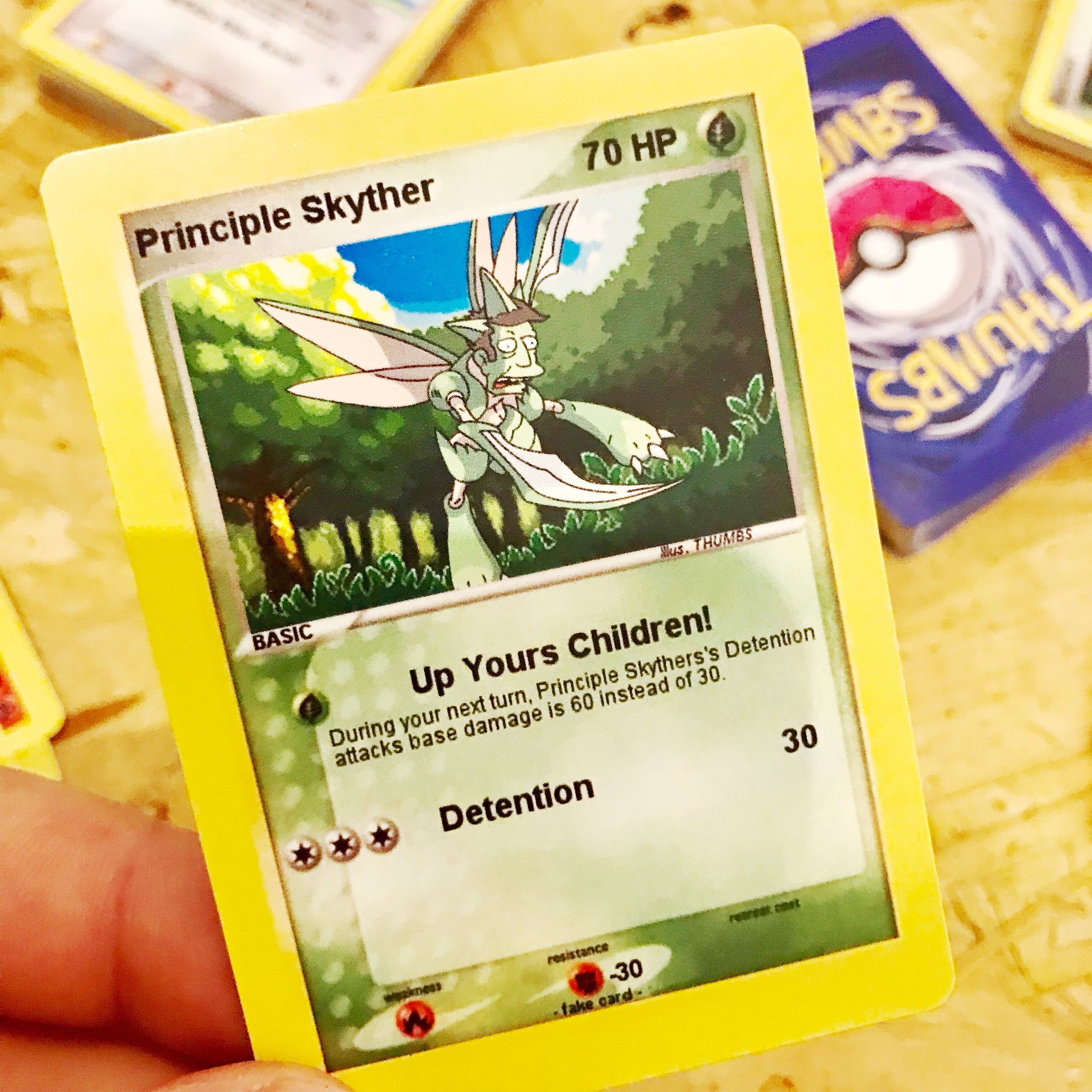 Principle Skyther Trading Card