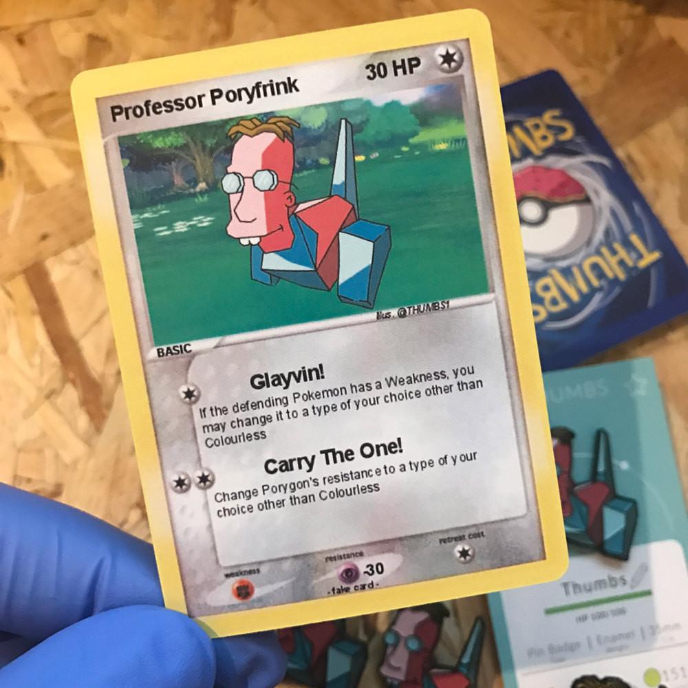 Professor Poryfrink Pin