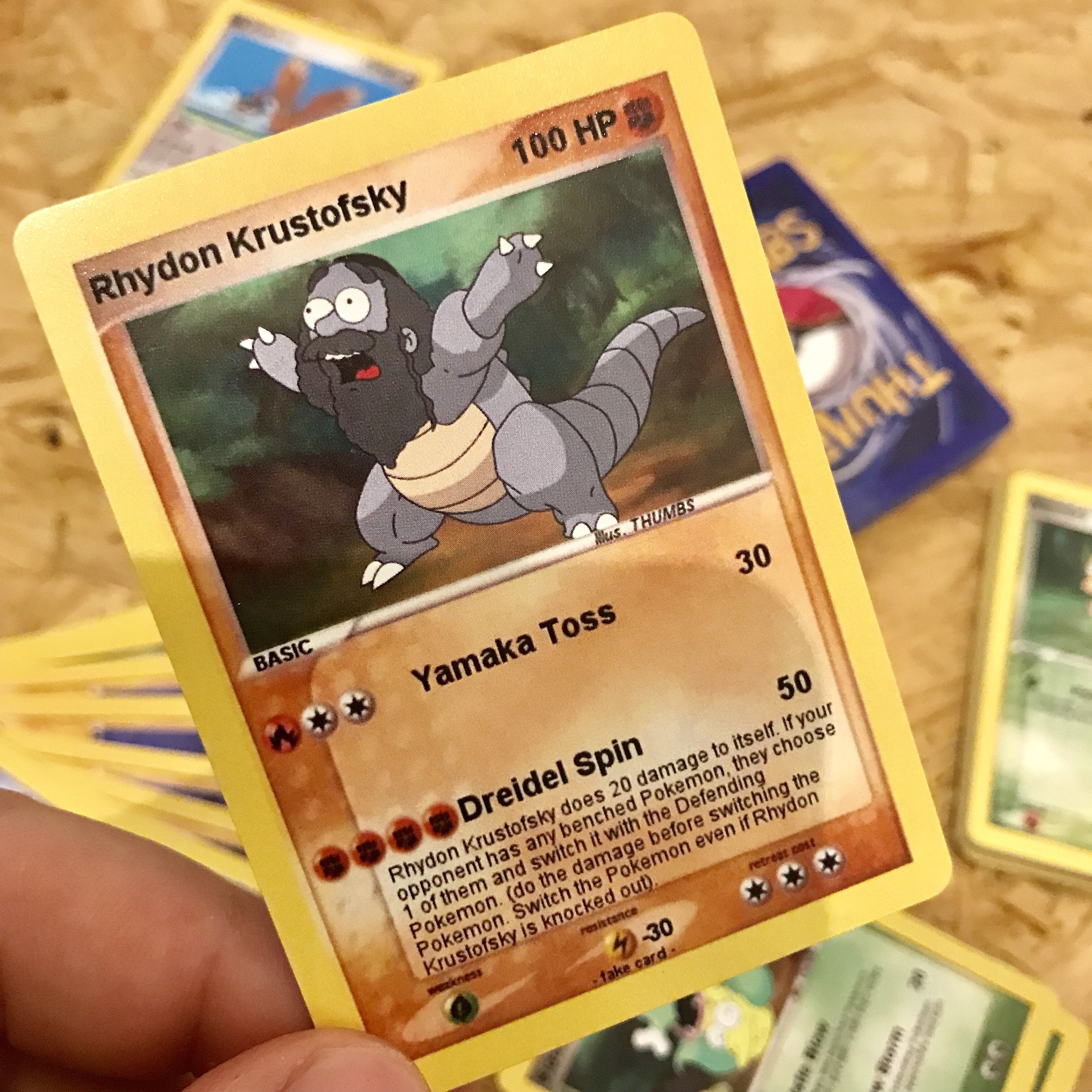 Rhydon Krustofsky Trading Card