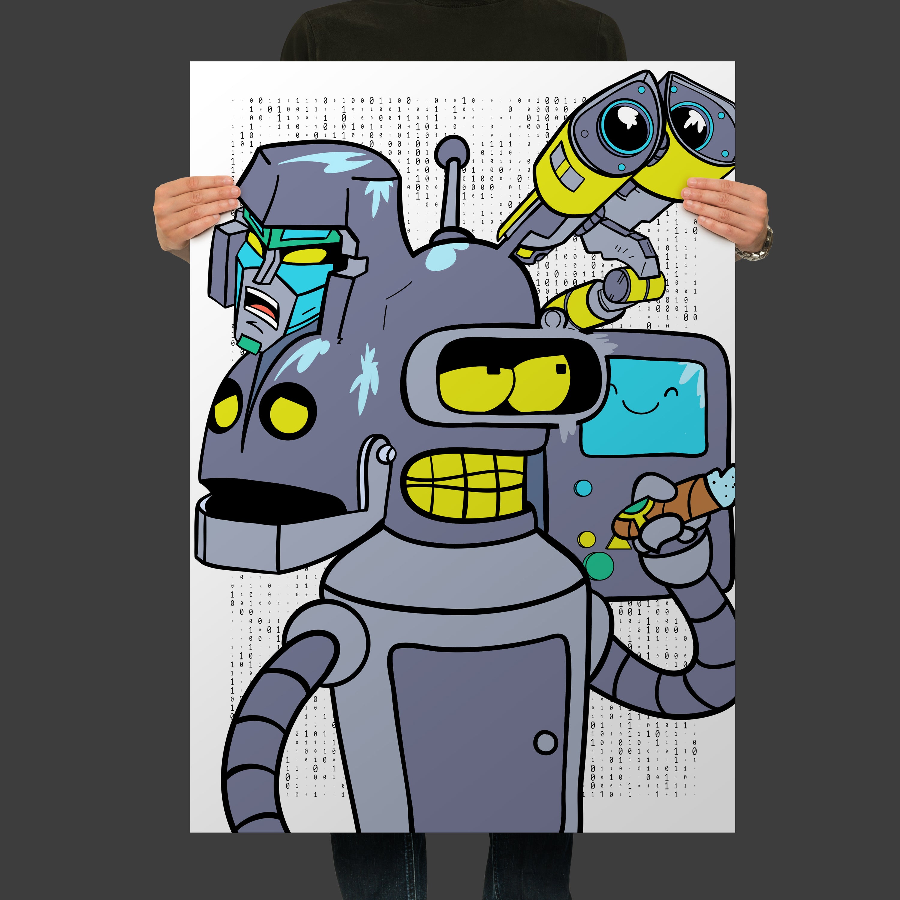 Self Loathing Robots Fine Art Giclee Print