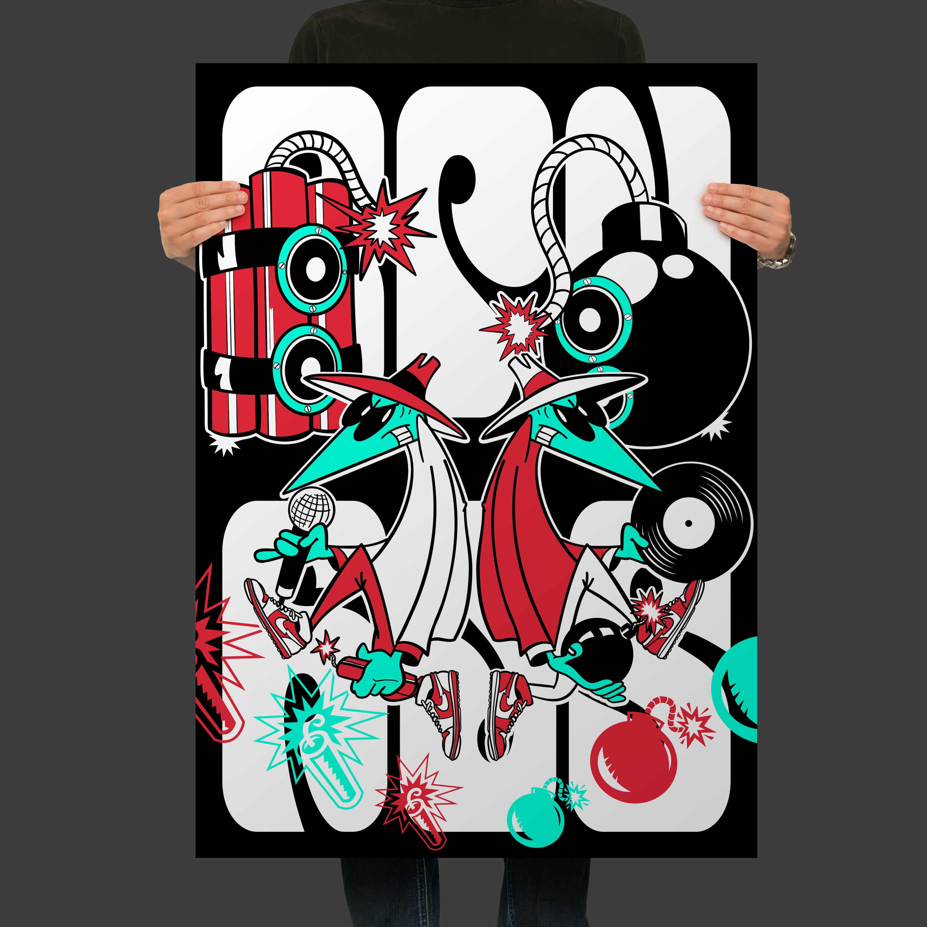 Spy vs Spy Fine Art Giclee Print
