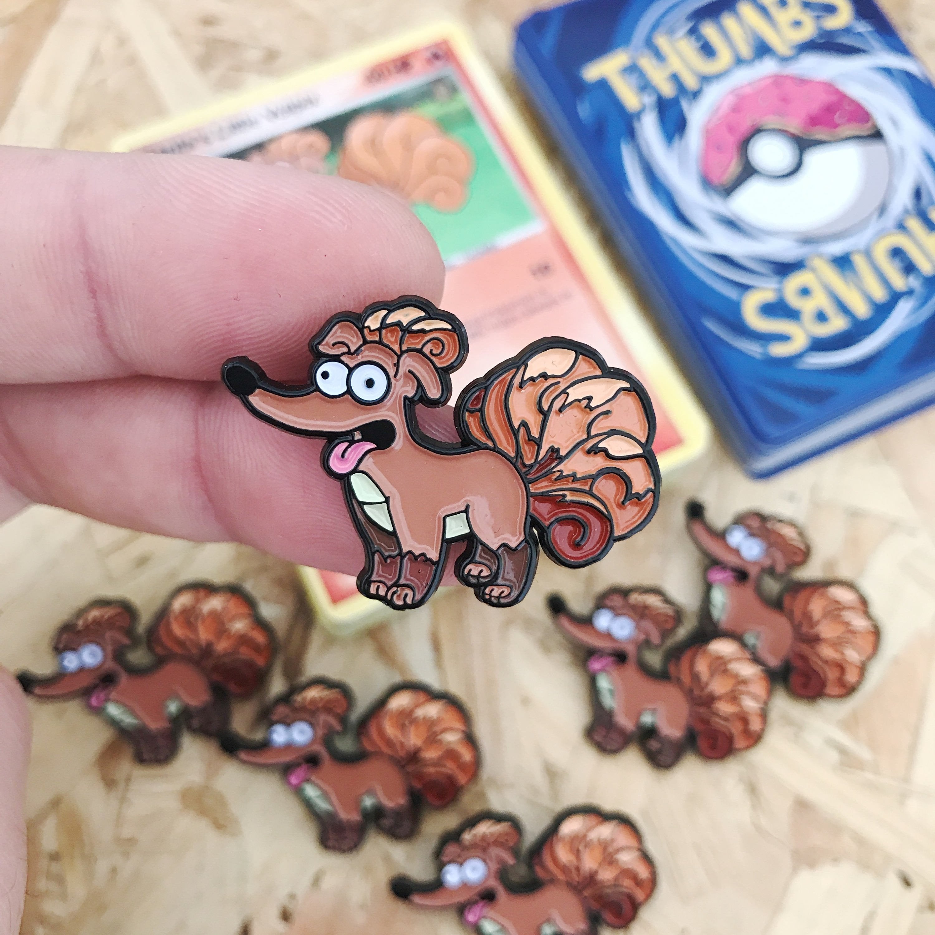 Santas Little Vulpix Pin