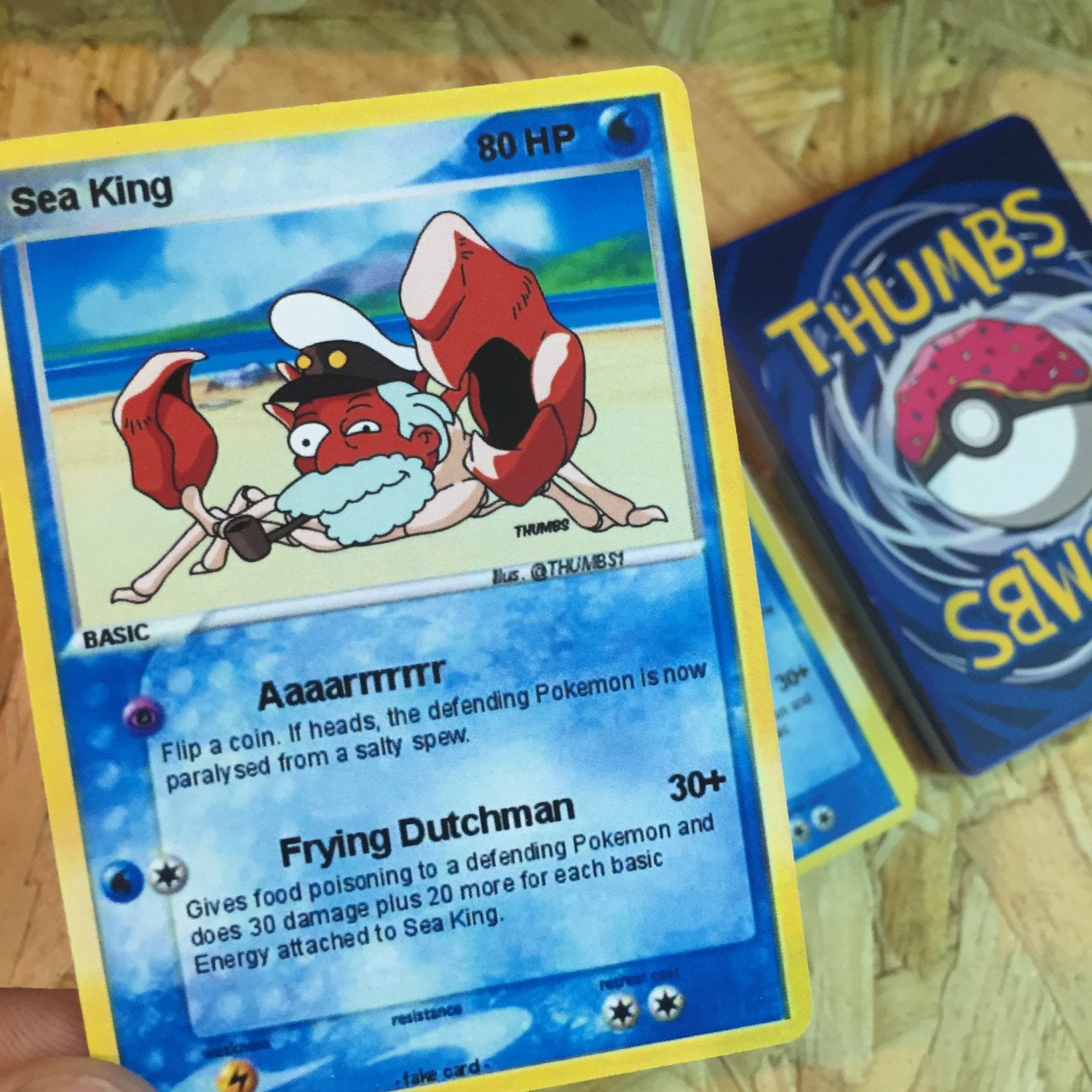 Sea King Trading Card