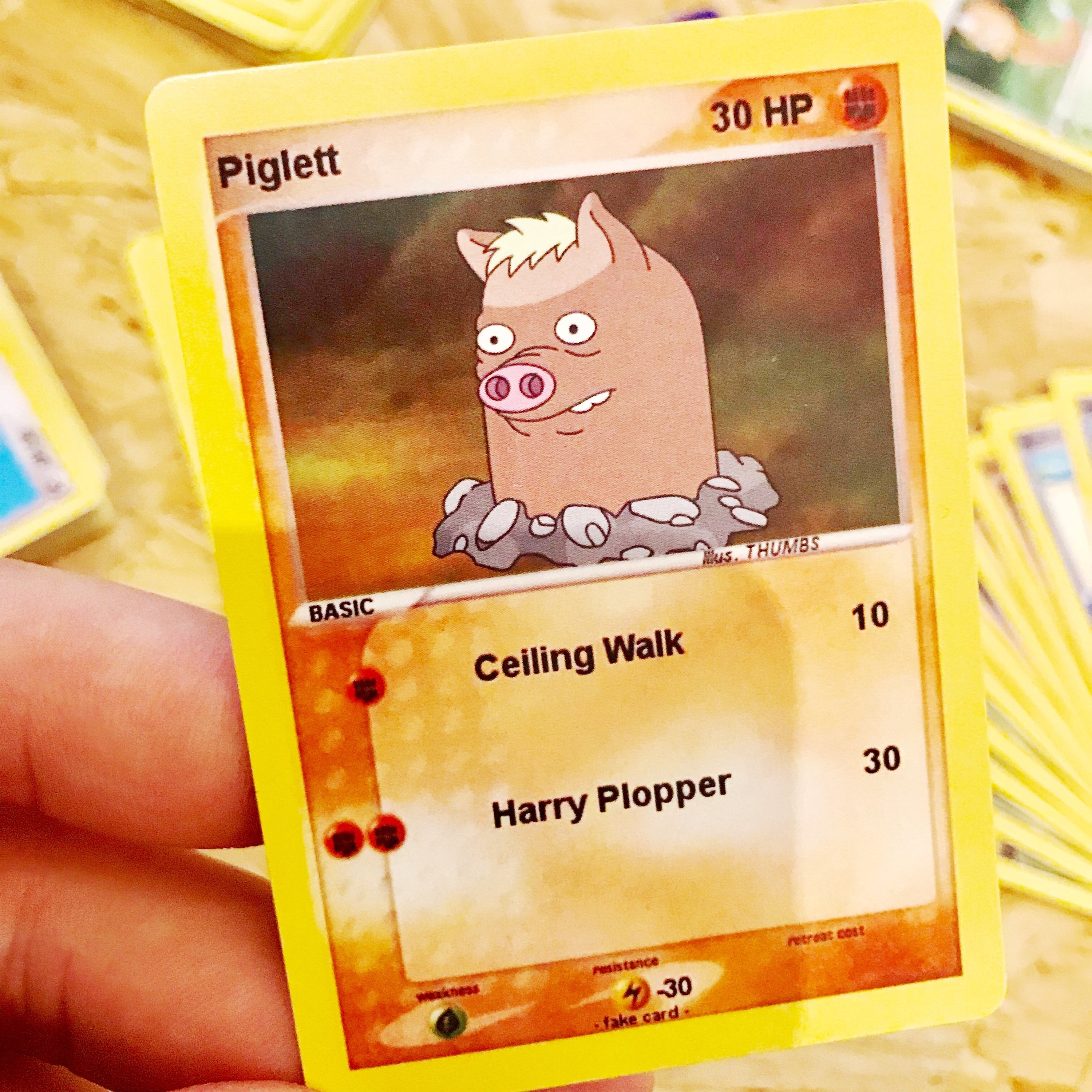 Piglett Trading Card