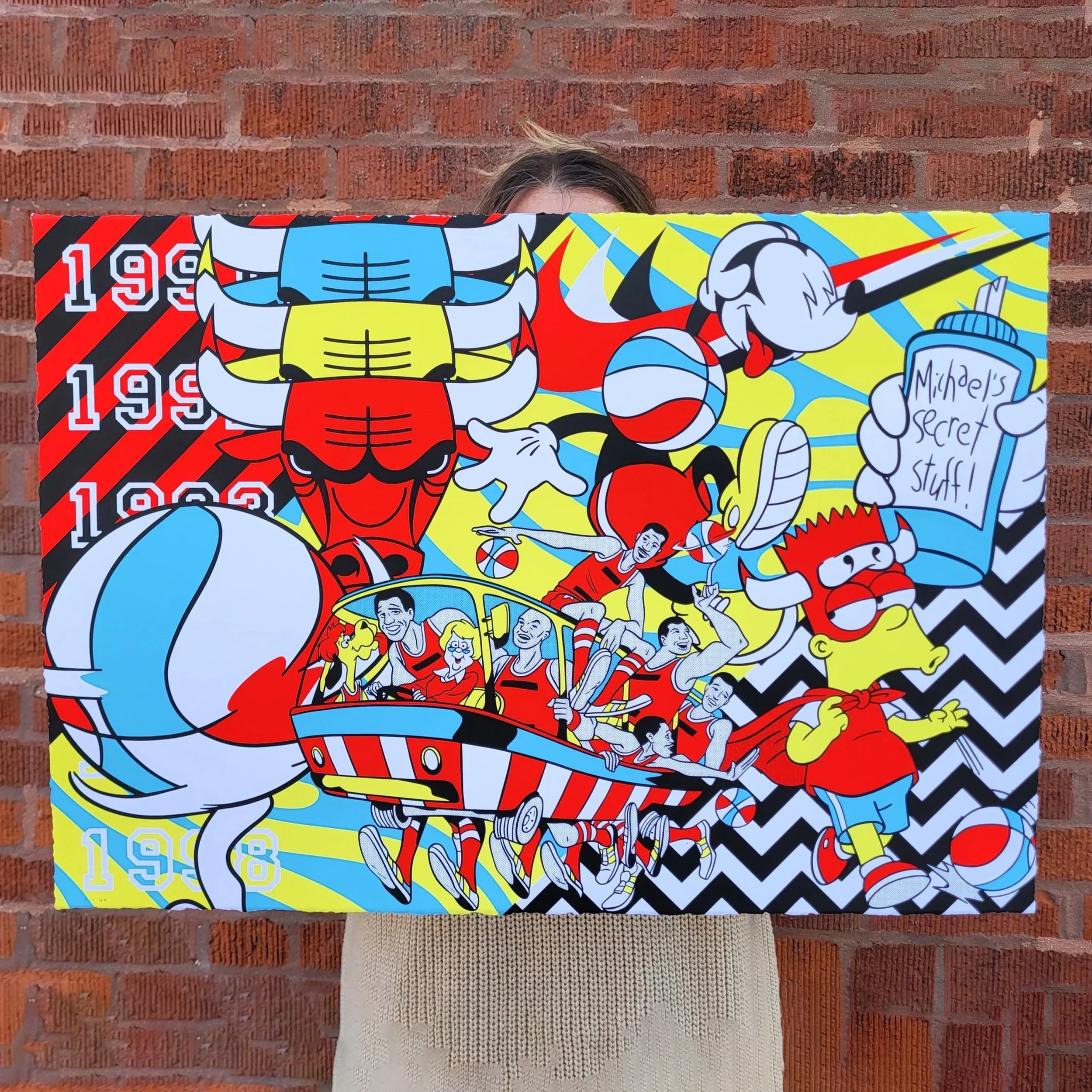 Chicago Bulls x Thumbs: "Bulls Fever" AP Screen Print