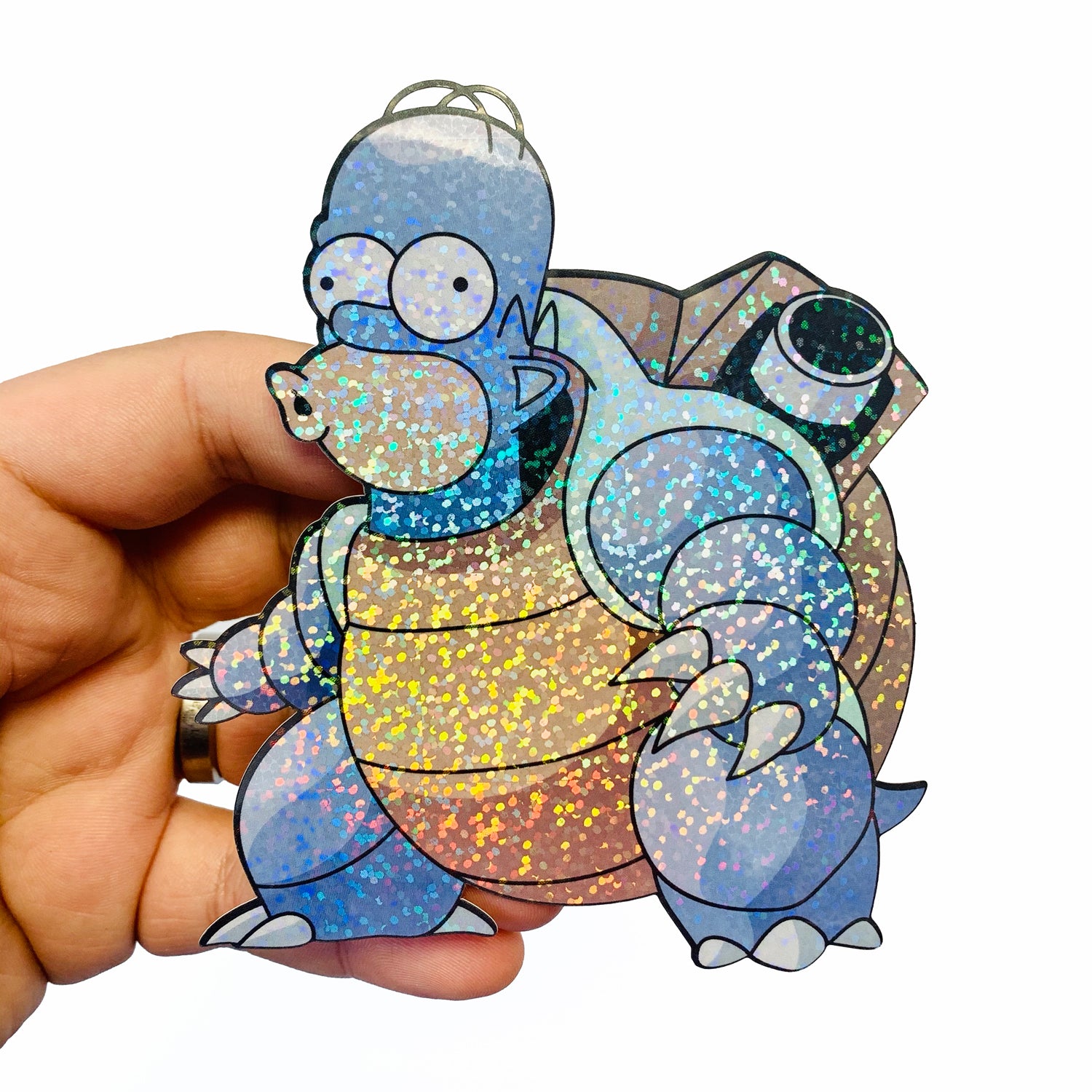 Homertoise Glitter Sticker