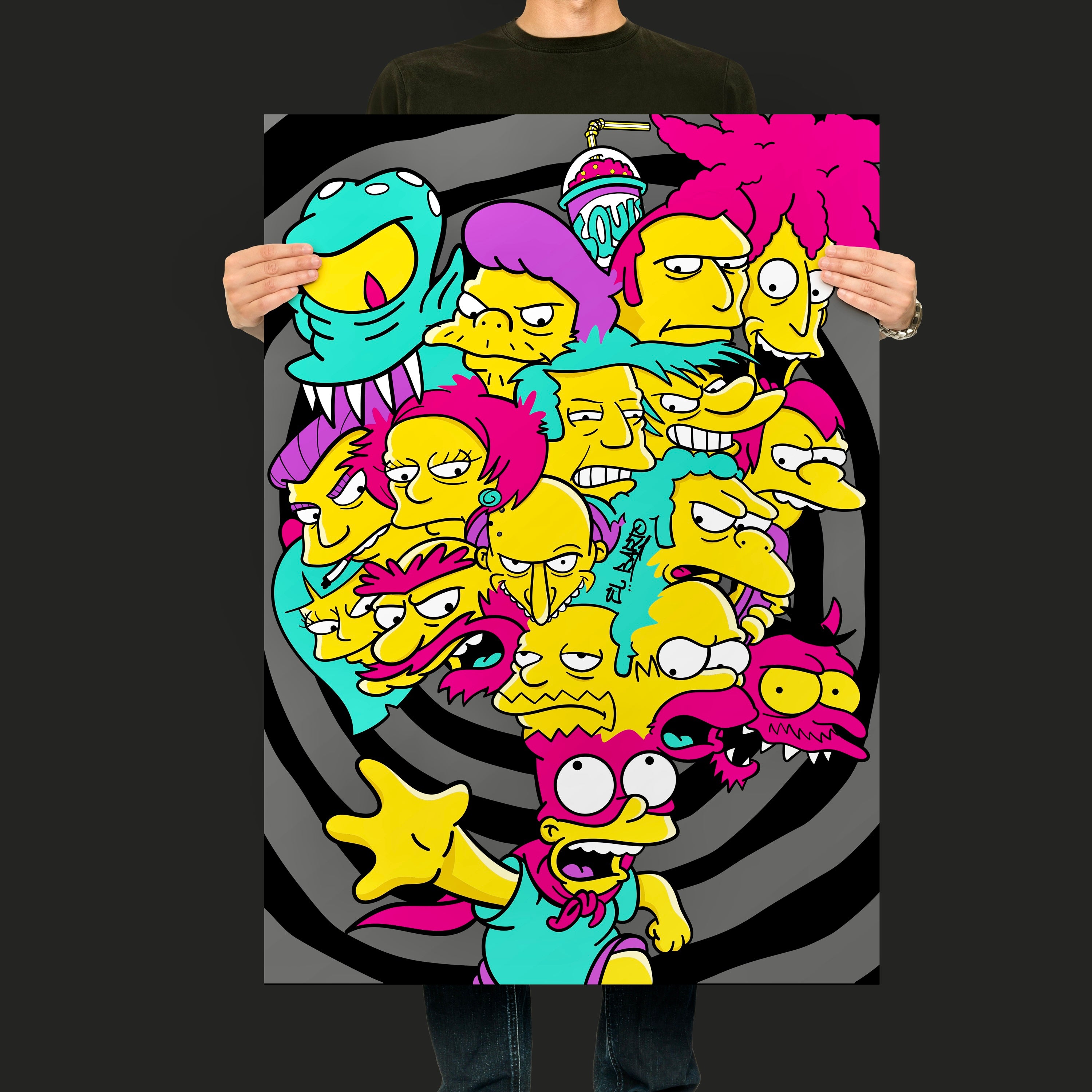 Bart’s Mind Melt Fine Art Giclee Print