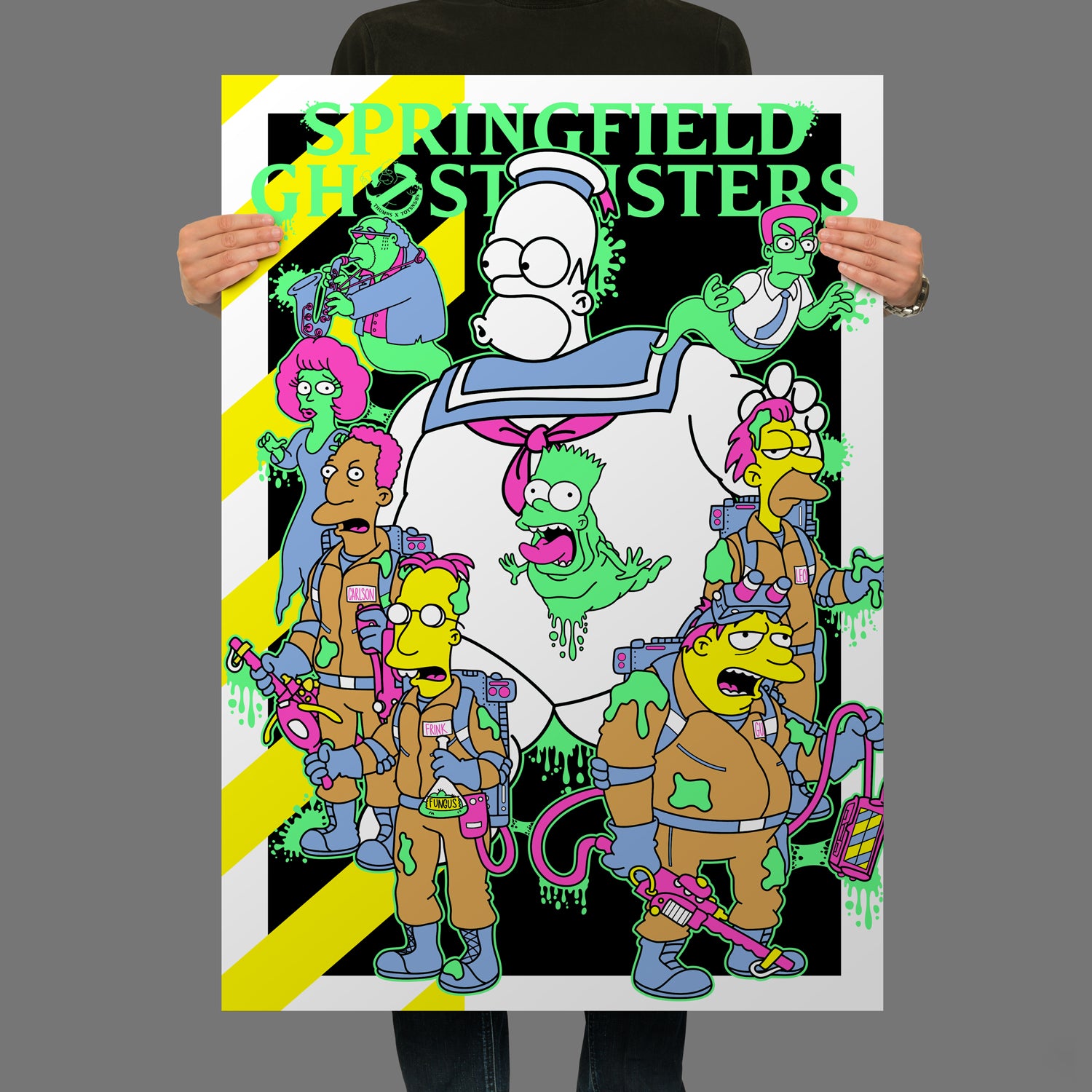 Springfield Ghostbusters Giclee Fine Art Print