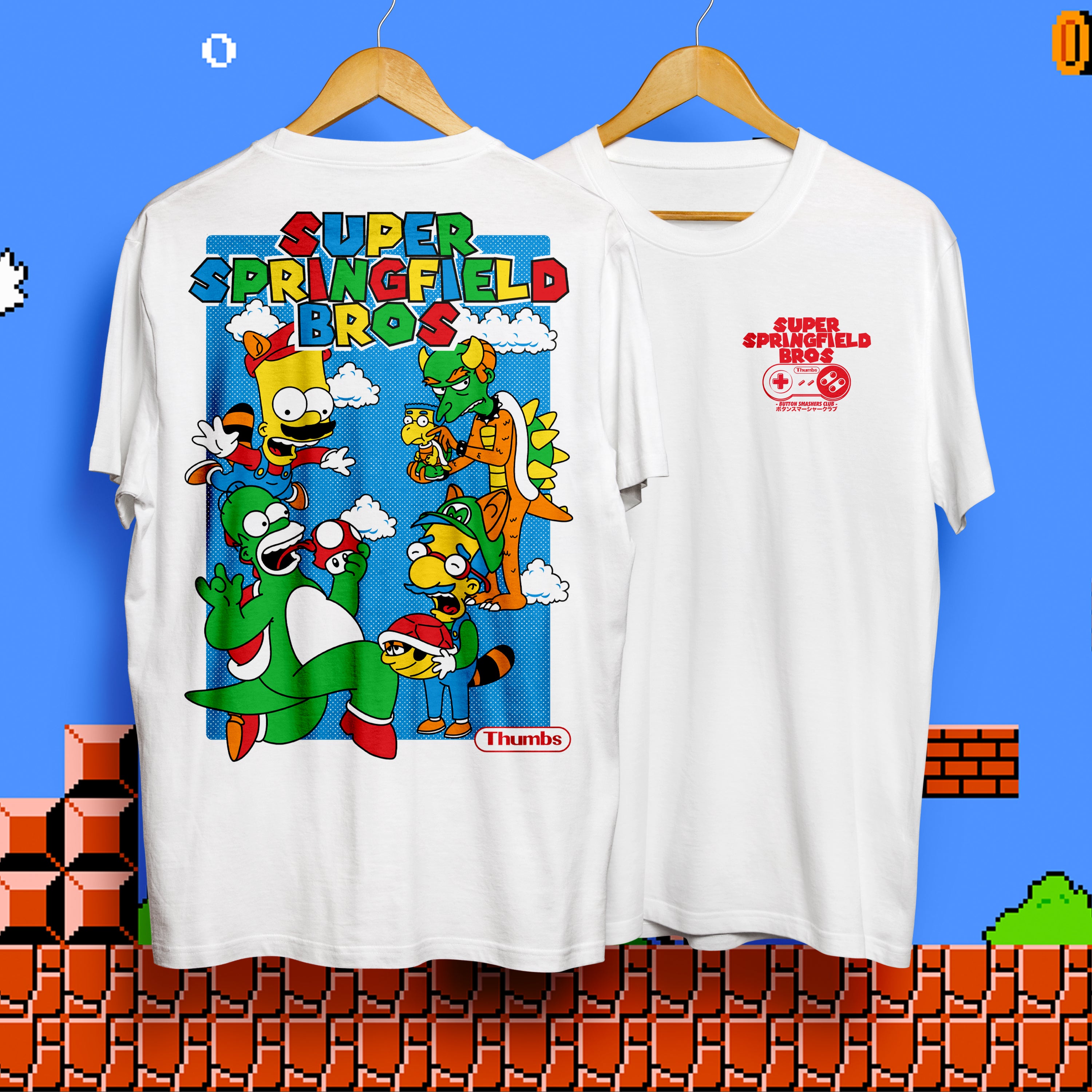 Super Springfield Bros T-Shirt White