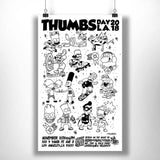 Thumbs Day L.A. 2018 Art Print